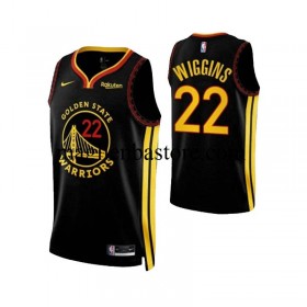 Maglia NBA Golden State Warriors Andrew Wiggins 22 Nike 2023-2024 Nero Swingman - Uomo